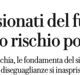 I pensionati del fututo saranno a forte rischio povertà.